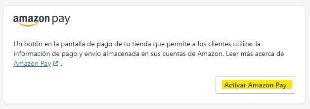 Pagos por Amazon Pay