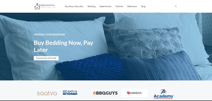 Buy Bedding Now, Pay Later - Domestications Bedding