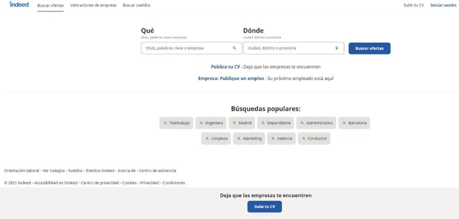 Como teletrabajar desde casa con Indeed