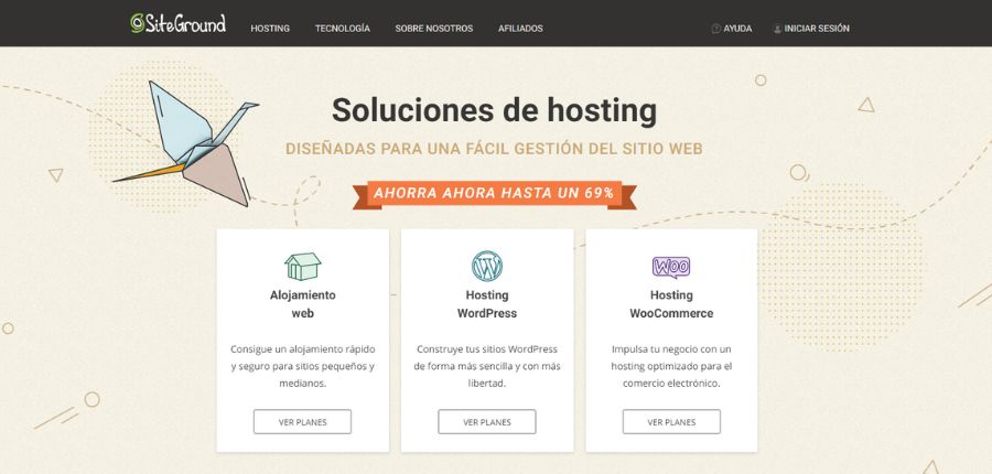 Mejor hosting España: SiteGround