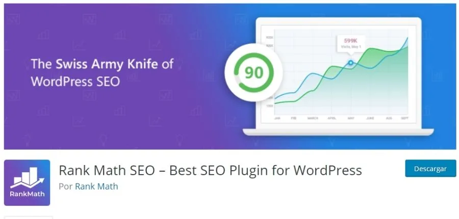 Plugin RankMath para WordPress