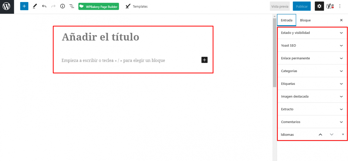 Cómo publicar una entrada en WordPress