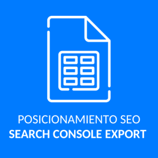 Exportar datos de Search Console de Google