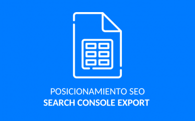 Exportar datos de Search Console de Google