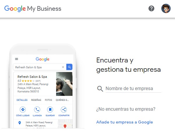 Aparecer en Google My Business