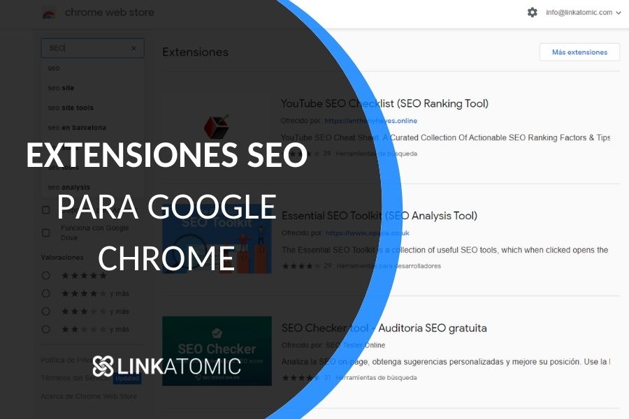 Las mejores extensiones SEO para Google Chrome